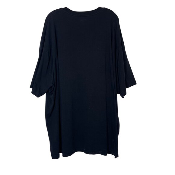 Deadpool Santa Hat TShirt Marvel Black Size 4X - Picture 2 of 6